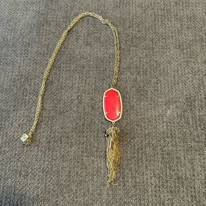 Kendra Scott Red Rayne necklace